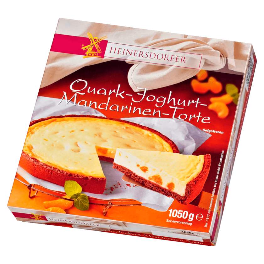 Heinersdorfer Quark-Joghurt-Mandarinen-Torte 1,05kg